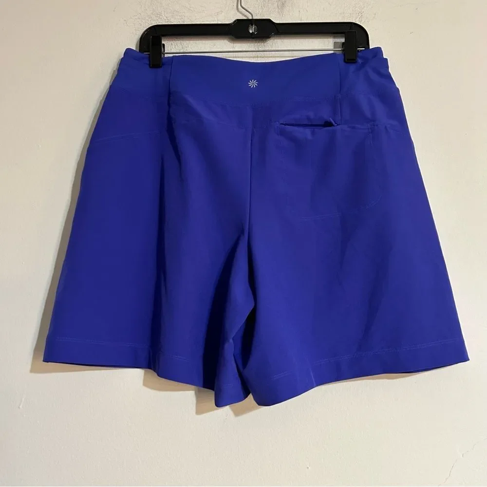 Athleta Fairway Golf Shorts Lazurite Blue Size 12 Tall - Picture 5 of 10